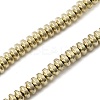 Electroplated Synthetic Non-magnetic Hematite Beads Strands G-H327-G01-01C-1