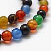 Natural Agate Beads Strands G-F417-05-10mm-3