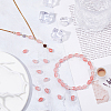 2 Strands Cherry Quartz Glass Beads Strands G-FH0002-40-4