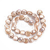 Natural Keshi Pearl Beads Strands PEAR-S018-02B-3