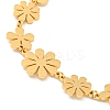 304 Stainless Steel Chain Bracelets BJEW-Z065-01G-2