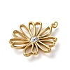 316 Stainless Steel Rhinestone Pendants STAS-K258-39A-G-2
