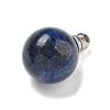 Natural Lapis Lazuli Perfume Bottle Pendants G-K338-22P-06-2