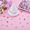 400Pcs 8 Colors Transparent Crackle Acrylic Beads DACR-ME0001-01-4