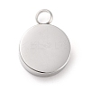 Non-Tarnish 304 Stainless Steel Urn/Perfume Pendants LS-STAS-D179-17P-1