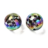 UV Plated Acrylic Beads OACR-O008-03B-1