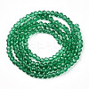 Transparent Glass Beads Strands GLAA-R135-2mm-13-2