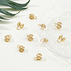 10Pcs Stainless Steel Spiral Pad Cuff Earrings EJEW-HS0001-03G-5