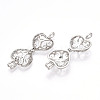 Brass Locket Pendants PALLOY-S094-43P-01-2