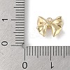 Brass Micro Pave Clear Cubic Zirconia Charms KK-Z065-06G-3