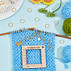 Alloy and  Wooden Sweater Knitting tool AJEW-WH0472-20G-4