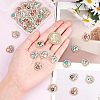40Pcs 10 Style Rack Alloy Enamel Pendants ENAM-NB0001-65-4