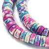 Baking Paint Synthetic Turquoise Beads Strands G-H060-02B-03-4