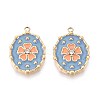 Ion Plating(IP) 304 Stainless Steel Rhinestone Pendants STAS-N109-251C-G-1