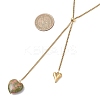 304 Stainless Steel Box Chain Lariat Necklaces NJEW-JN05890-3