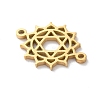 304 Stainless Steel Hollow Chakra Links LS-STAS-S149-05E-2