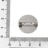 304 Stainless Steel Brooch Cabochon Settings STAS-E547-08I-P-4