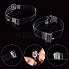 10 Pairs 2 Style Transparent Silicone Shoelace SIL-GF0001-11-4