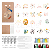 DIY Keychain Making Kits DIY-GO0002-53B-1