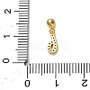 925 Sterling Silver Micro Pave Clear Cubic Zirconia European Dangle Charms STER-A045-01G-6-3