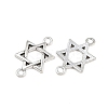 Tibetan Style Alloy Connector Charms TIBE-B003-20AS-2