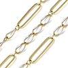 304 Stainless Steel Enamel Figaro Chains CHS-U003-02G-06-1