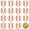 20Pcs Sport Enamel Pins JEWB-SC0001-62B-1