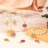 24Pcs 4 Color Transparent Epoxy Resin Pendants ENAM-NB0001-59-5