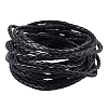 5M Braided Round PU Leather Jewelry Cord OCOR-GF0004-96A-01-1