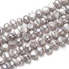 Natural Cultured Freshwater Pearl Beads Strands PEAR-L033-45F-1