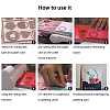 Carbon Steel Cutting Dies Stencils DIY-WH0170-168-5
