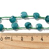 Synthetic Turquoise Dyed Beads Strands X-G-F513-02A-01-4