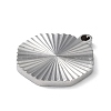 Non-Tarnish 304 Stainless Steel Pendants STAS-D025-08P-2