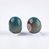Handmade Porcelain Beads X-PORC-S498-19B-11-2
