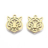 Ion Plating(IP) 201 Stainless Steel Pendants STAS-T044-282G-2