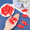 Gorgecraft 40Pcs 2 Style Demon Wing PU Leather Ornament Accessories FIND-GF0005-93A-3