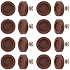 40Pcs Wooden Stud Earring Findings FIND-SC0008-96B-1