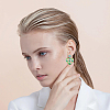 4 Pairs 4 Style Flower Enamel Dangle Stud Earrings EJEW-FI0002-31-7