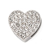 304 Stainless Steel Rhinestone Slide Charms STAS-P421-04A-P-1