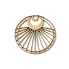 201 Stainless Steel Filigree Pendants STAS-K298-06G-1-1