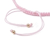 Adjustable Tube Natural Gemstone Braided Bracelets for Women BJEW-JB11006-05-4