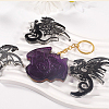 Flying Dragon DIY Silicone Pendant Molds AJEW-YWC0002-02A-4