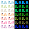 Olycraft 56Pcs 7 Colors Luminous Resin Display Decoration DJEW-OC0001-40-1