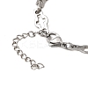 304 Stainless Steel Hollow Cross-Linked Chain Bracelets for Women BJEW-JB12293-01-4
