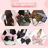 4Pcs 2 Colors Polyester Shoe Charms AJEW-PH0012-19-6