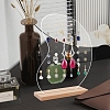 Clear Acrylic Earring Jewelry Display Stands PW-WG38568-08-2