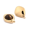 Natural Tiger Eye Pendants STAS-L022-487G-02-2