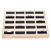 20-Slot Wood Ring Display Tray Stands RDIS-WH0033-24-1