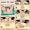 Mushroon Wood Ceramic Bowl Molds WOOD-WH0030-96A-4
