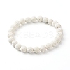 Shell Shape Cubic Zirconia Charm Stretch Bracelets Set for Teen Girl Women X1-BJEW-JB06850-04-5